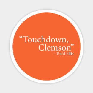 Touchdown Clemson Magnet